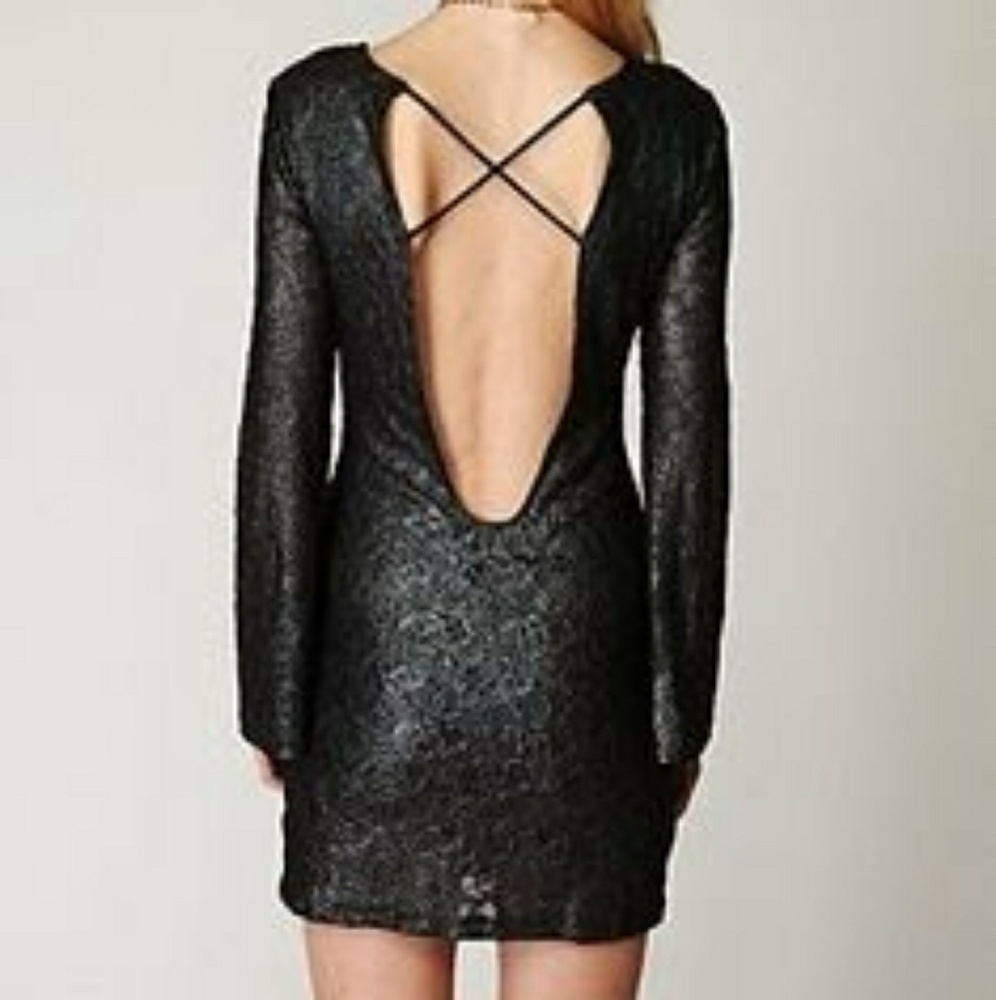 Nightcap Priscilla Metallic Lace Dress - Picture 3 of 8